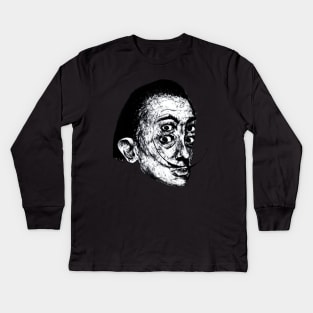 Psychedelic Salvador Dalí Kids Long Sleeve T-Shirt